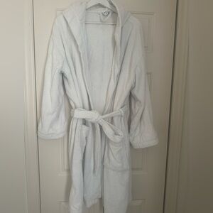 Nine West Soft Terry Cloth Bathrobe Spa Style Cozy Bath Robe Lounge Home Wear